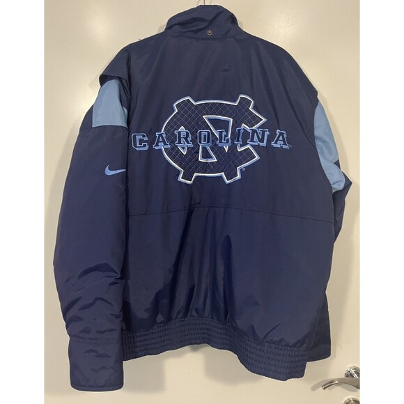 Vintage Nike Team Puffer Jacket North Carolina Tarheels Sz XL